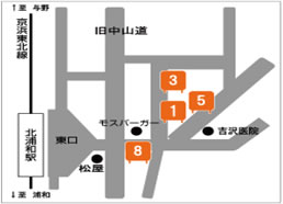 北浦和駅バス停